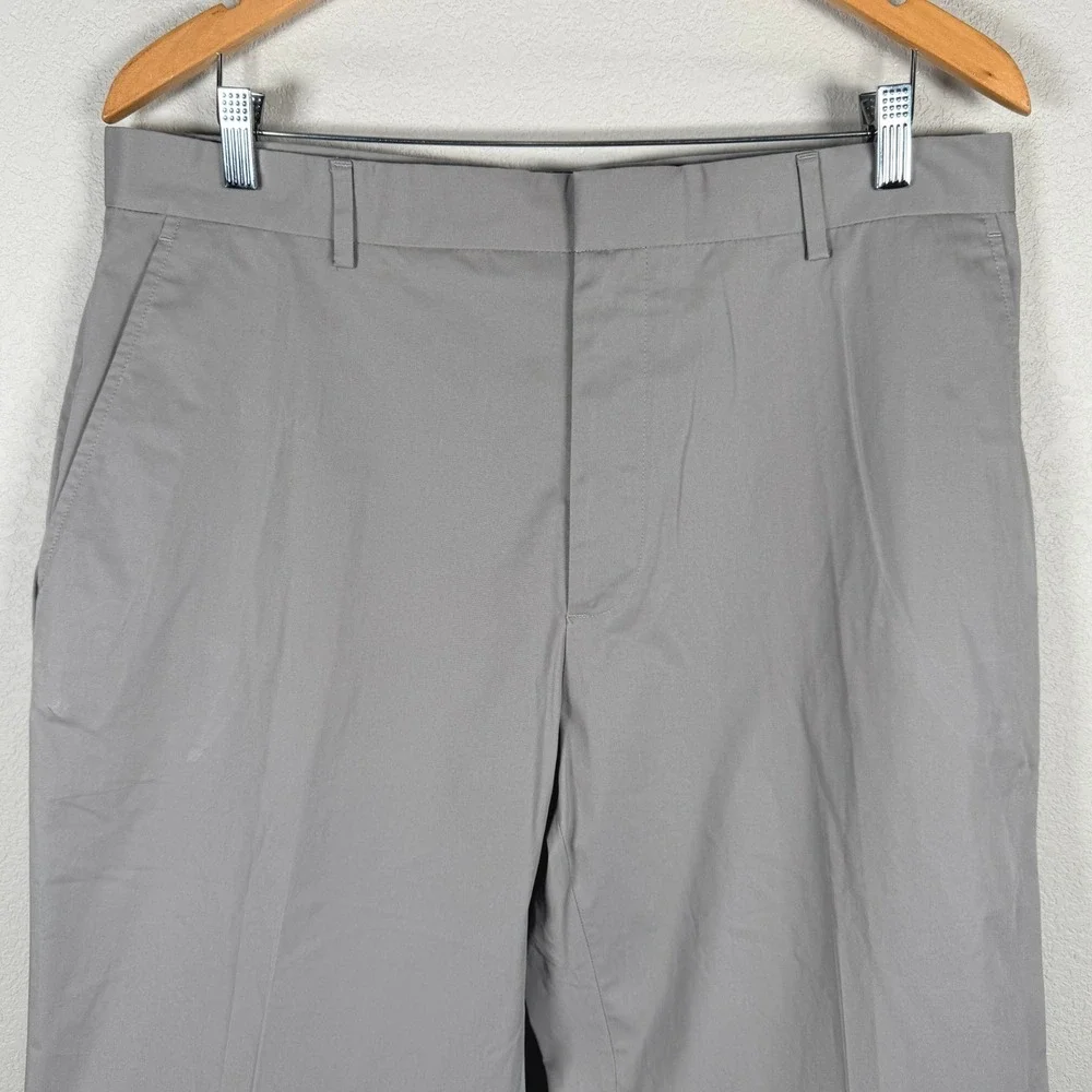 Banana Republic Modern Fit Chino Pants Mens Actual 36x35 Gray Cotton Straight